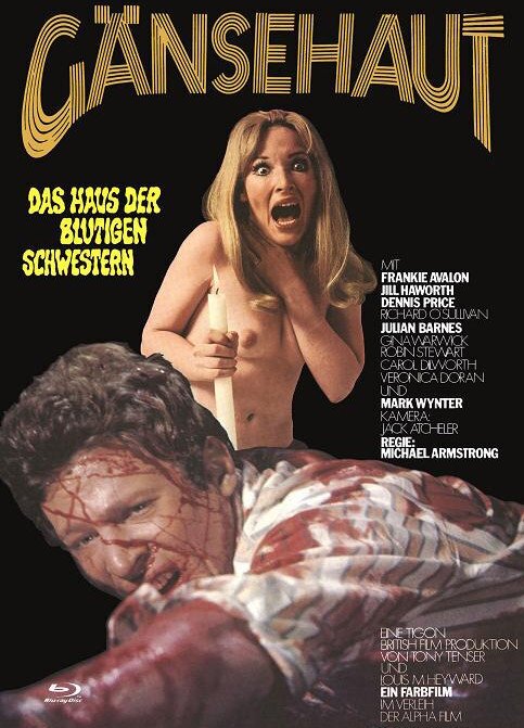 Gänsehaut - Das Haus der blutigen Schwestern (1969) Cover B, Eurocult Collection, Edizione Limitata, Mediabook, Uncut, Blu-ray + DVD