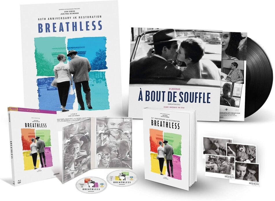 Breathless (1960) b/w, 60th Anniversary Collector's Edition, Limited Edition, 4K Ultra HD + Blu-ray