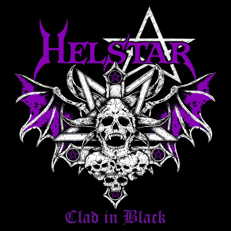 Helstar - Clad In Black Limited, White Vinyl, LP