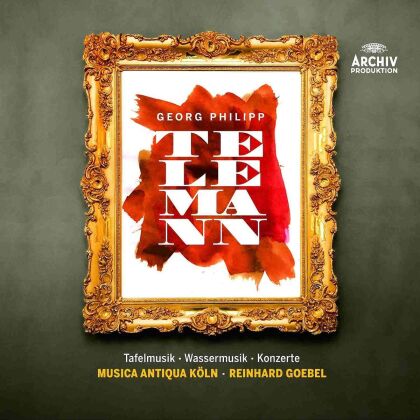 Reinhard Goebel, Musica Antiqua Koln & Georg Philipp Telemann (1681-1767) - Tafelmusik. Wassermusik. Konzerte (Eloquence, 10 CDs)
