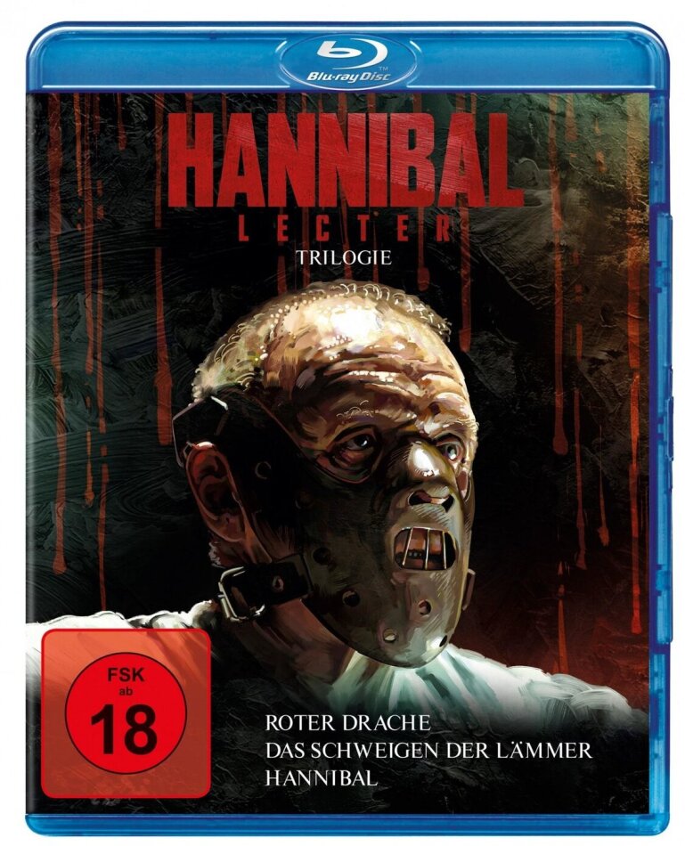 Hannibal Lecter Trilogie - Roter Drache / Das Schweigen der Lämmer / Hannibal 3 Blu-rays