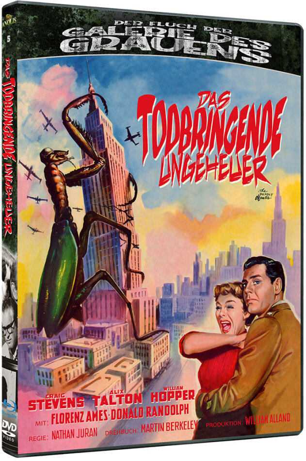 Das todbringende Ungeheuer (1957) Der Fluch der Galerie des Grauens, Blu-ray + DVD