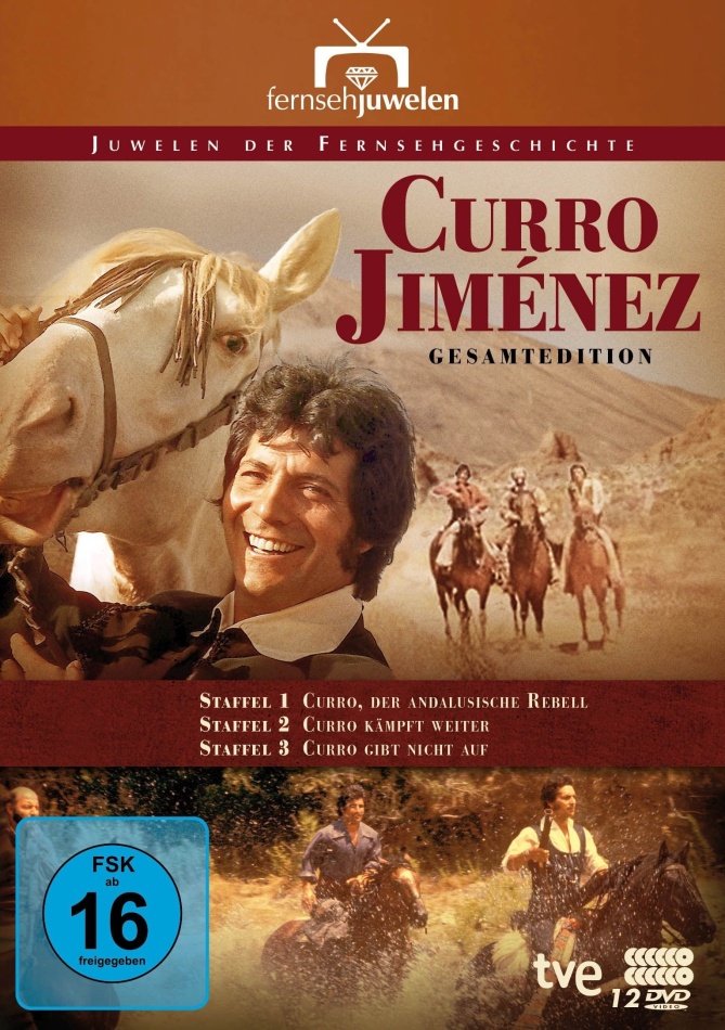 Curro Jiménez - Gesamtedition - Staffeln 1-3 Fernsehjuwelen, 12 DVDs