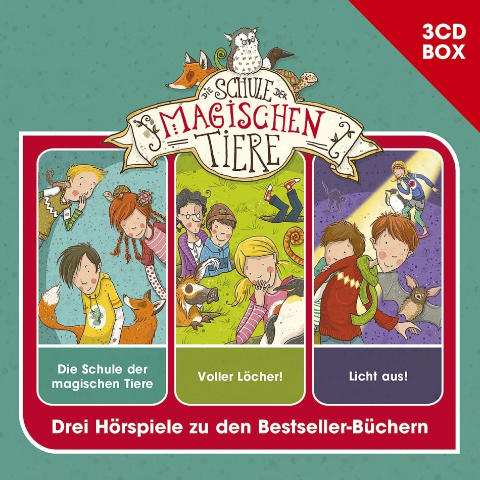 Die Schule Der Magischen Tiere - 3-CD Hörspielbox Vol. 1 3 CD