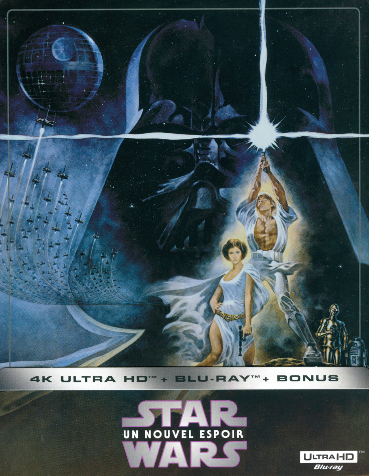 Star Wars - Episode 4 - Un nouvel espoir / A New Hope (1977) Édition Limitée, Steelbook, 4K Ultra HD + 2 Blu-ray