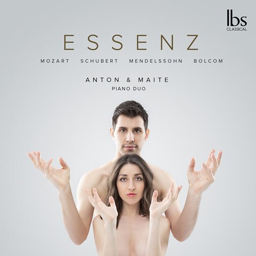 Anton & Maite Piano Duo, Wolfgang Amadeus Mozart (1756-1791), Franz Schubert (1797-1828), Felix Mendelssohn-Bartholdy (1809-1847) & William Bolcom (*1938) - Essenz
