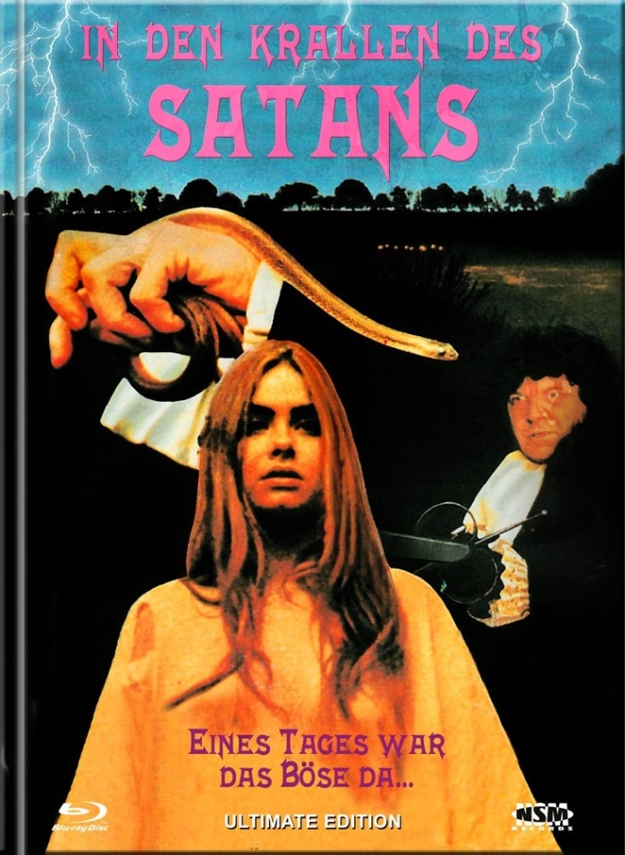 In den Krallen des Satans (1971) Cover D, Limited Edition, Mediabook, 4K Ultra HD + Blu-ray + DVD