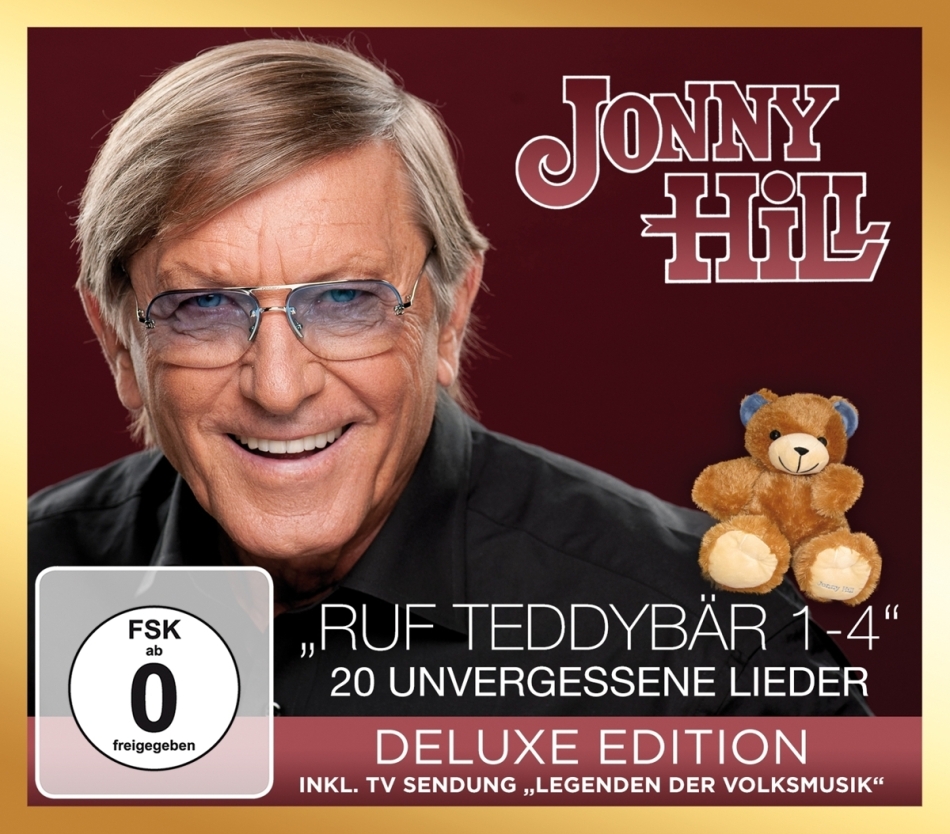 Jonny Hill - Ruf Teddybär 1-4 - 20 unvergessene Lieder Deluxe Edition, CD + DVD