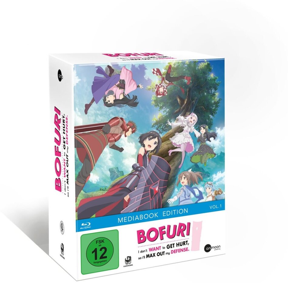 BOFURI: i don't WANT to GET HURT, so i'll MAX OUT my DEFENSE. - Staffel 1 - Vol. 1 + Sammelschuber, Limited Edition, Mediabook