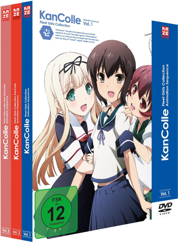 KanColle - Fleet Girls Collection Complete edition, 3 DVDs