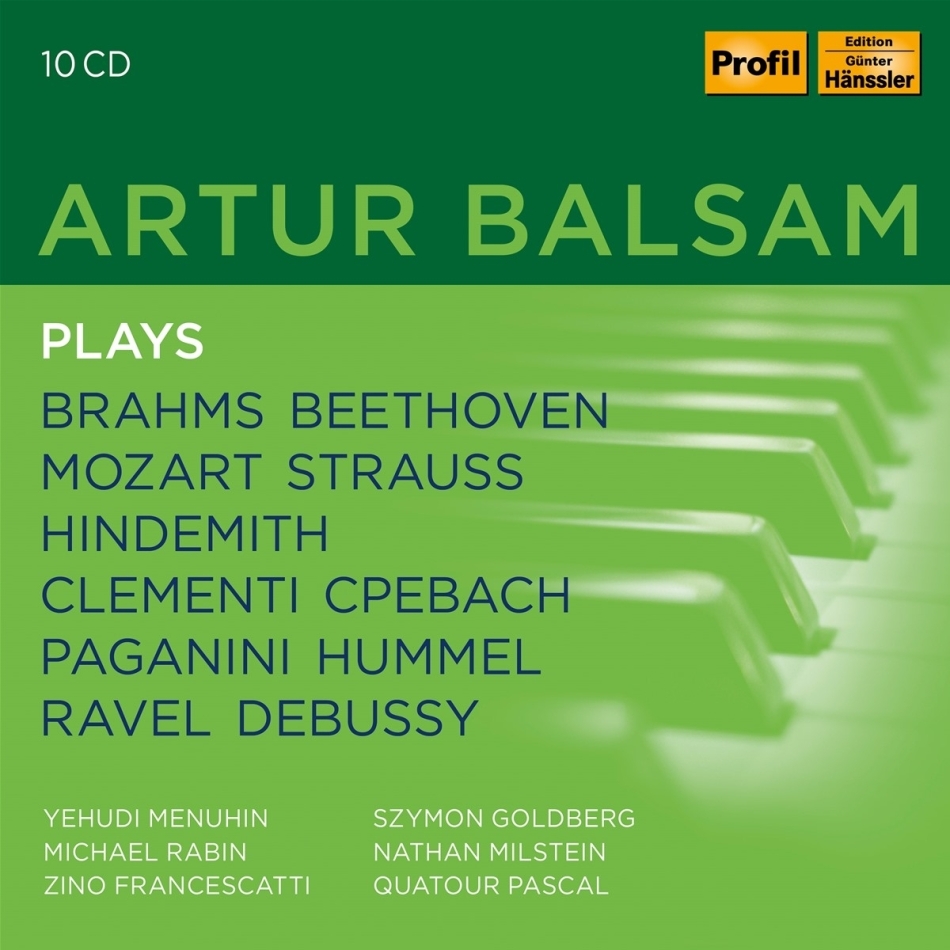 Artur Balsam - Plays 10 CDs