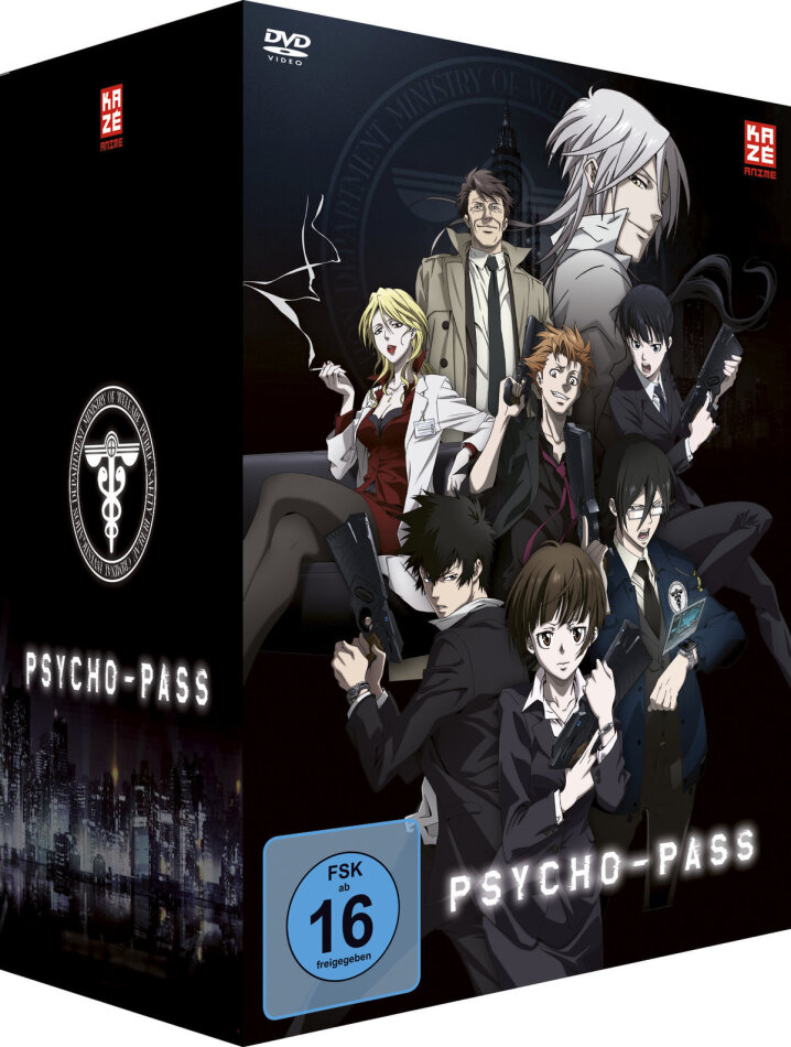 Psycho Pass - Staffel 1 Gesamtausgabe, 8 DVDs