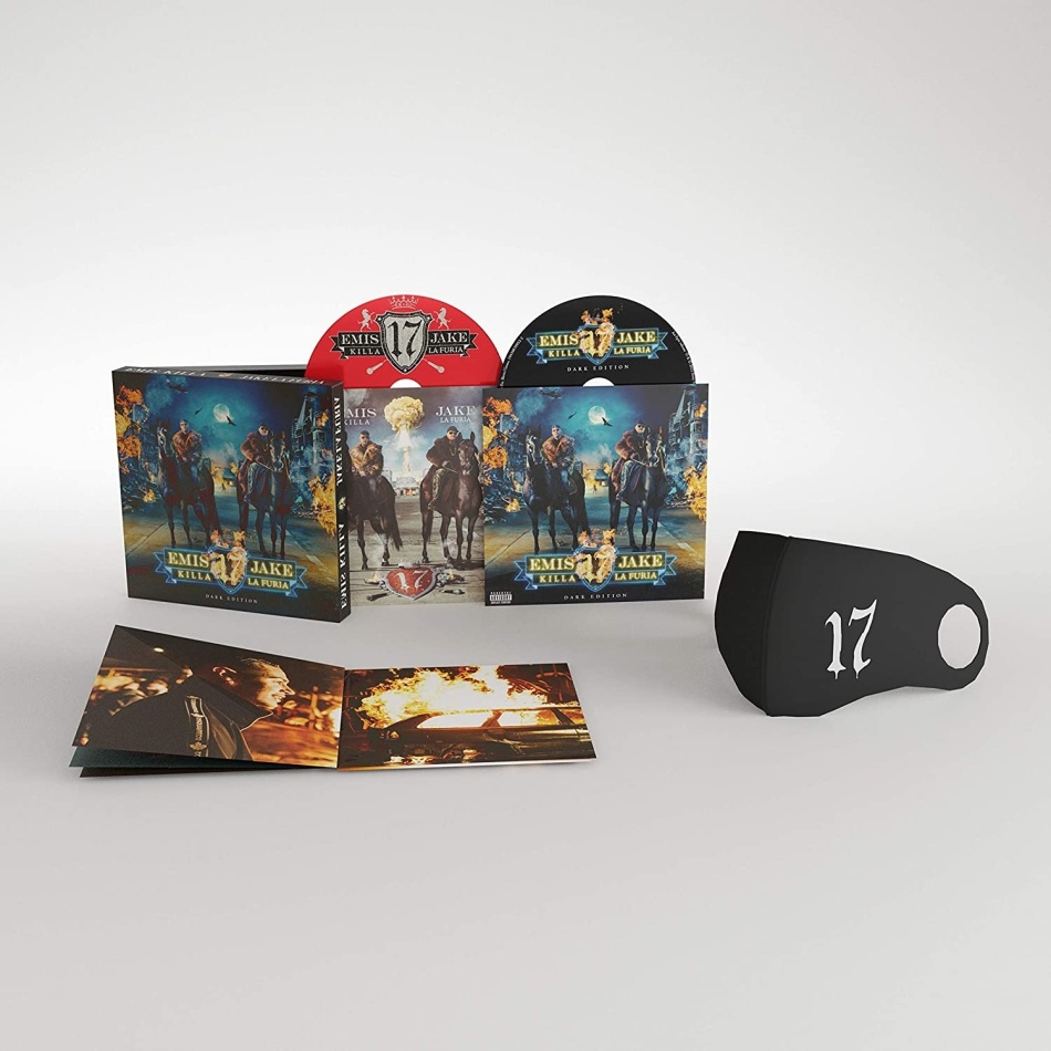 Emis Killa & Jake La Furia - 17 Dark Edition 2CD + 17 Dark Edition Mask, 2 CD