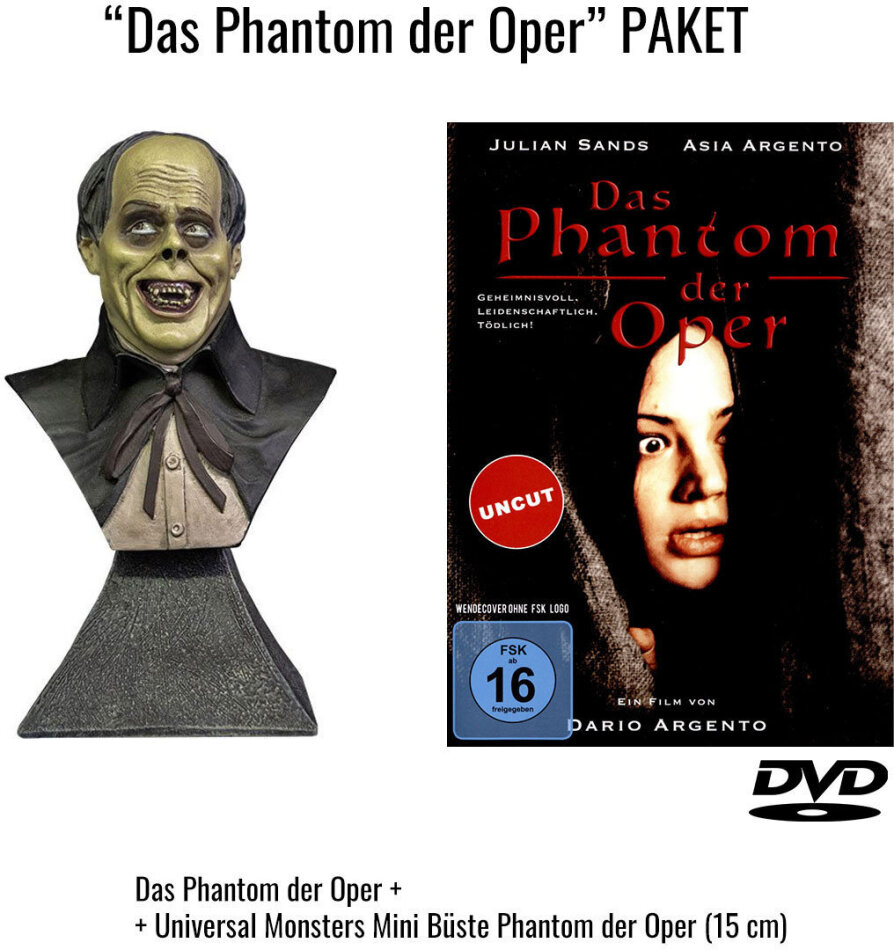 Das Phantom der Oper (1998) + Büste, Limited Edition, Uncut