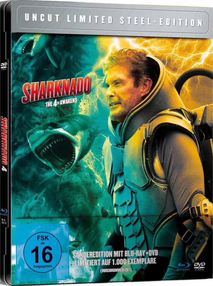 Sharknado 4 - The 4th Awakens (2016) Limited Edition, Steelbook, Uncut
