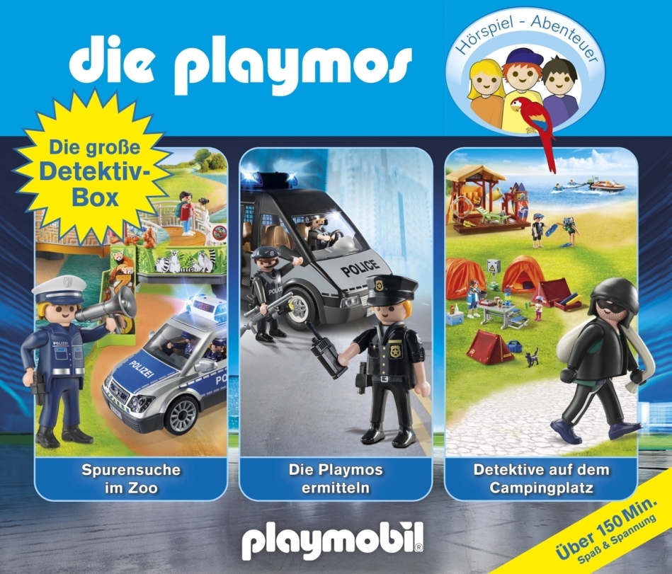 Die Playmos - Die Grosse Detektiv Box 3 CDs