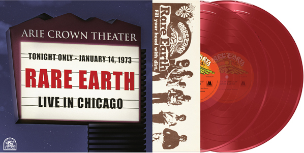Rare Earth - Live In Chicago 2021 Reissue, Culture Factory, Red Translucent Vinyl, LP