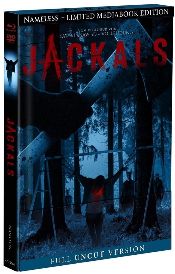Jackals (2017) Cover B, Édition Limitée, Mediabook, Uncut, Blu-ray + DVD