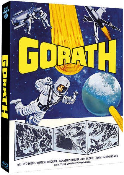 Gorath - Ufos zerstören die Erde (1962) Cover B, Edizione Limitata, Mediabook