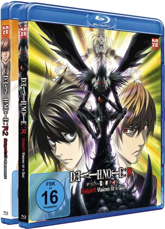 Death Note - Relight 1: Visions of a God / Relight 2: L's Successors Bundle, 2 Blu-ray