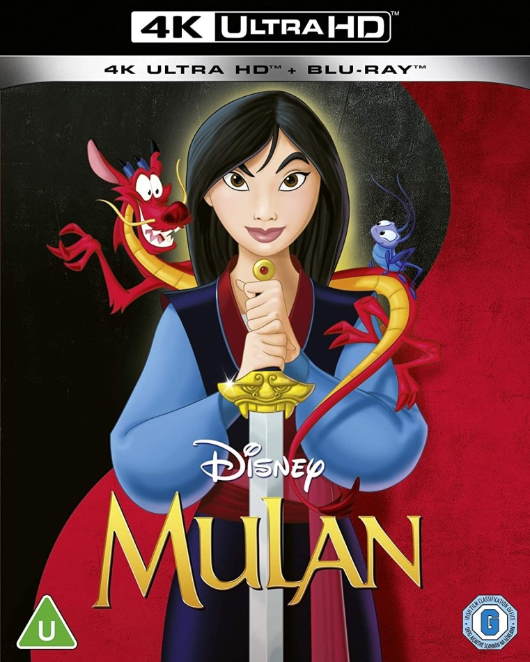 Mulan (1998) 4K Ultra HD + Blu-ray
