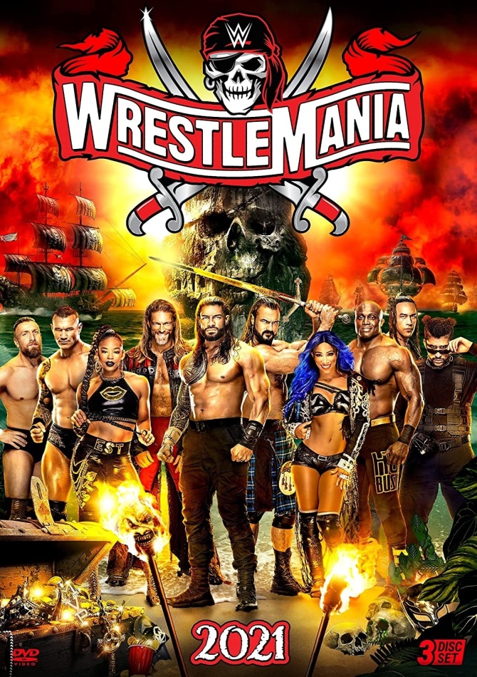 WWE: Wrestlemania 37 3 DVDs