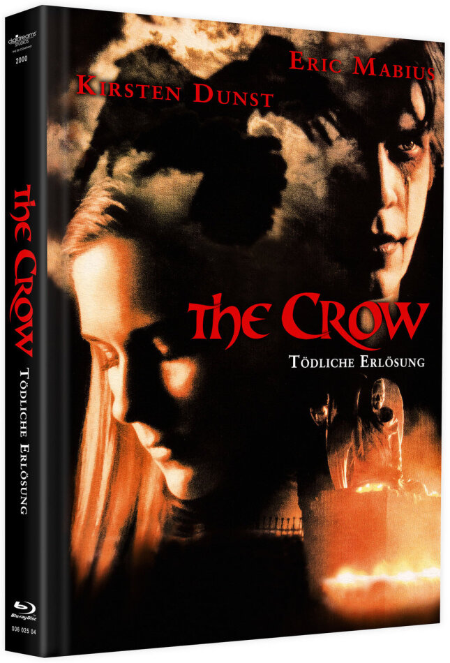 The Crow 3 - Tödliche Erlösung (2000) Cover B, Limited Edition, Mediabook, Blu-ray + DVD