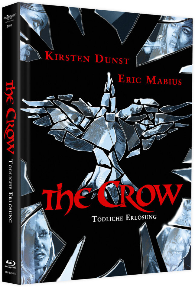The Crow 3 - Tödliche Erlösung (2000) Cover A, Limited Edition, Mediabook, Blu-ray + DVD