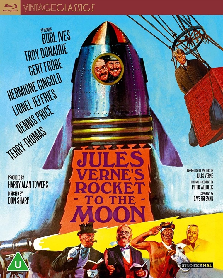 Jules Verne's Rocket To The Moon (1967) Vintage Classics