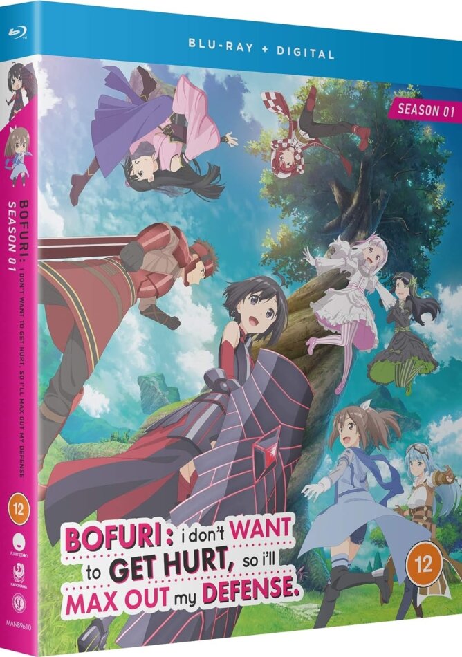 BOFURI: i don't WANT to GET HURT, so i'll MAX OUT my DEFENSE. - Season 1 2 Blu-ray
