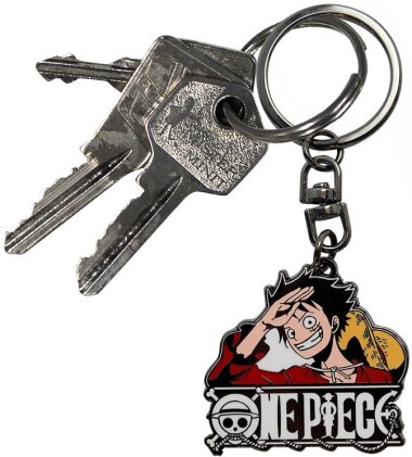 Porte-Clef M&eacute;tal - One Piece - Luffy New World - 5 cm