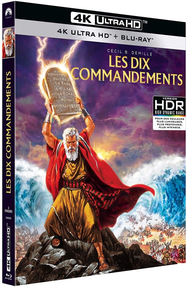 Les dix commandements (1956) 4K Ultra HD + 2 Blu-rays