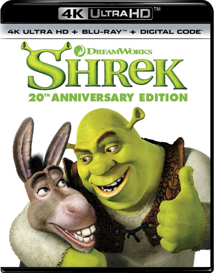 Shrek (2001) Anniversary Edition, 4K Ultra HD + Blu-ray