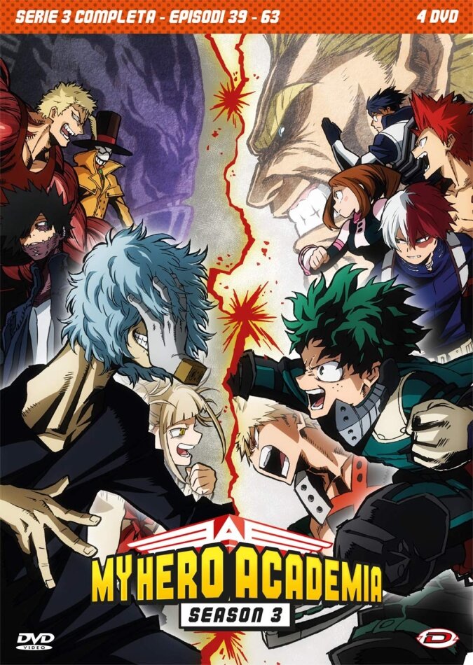 My Hero Academia - Stagione 3 completa 4 DVD