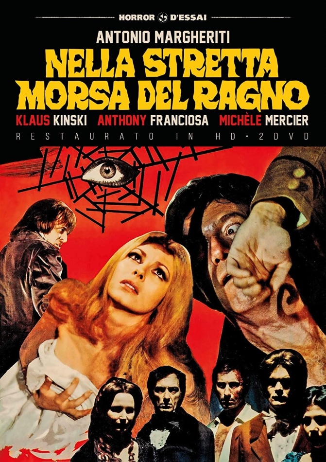 Nella stretta morsa del ragno (1971) Horror d'Essai, Restaurato in HD, 2 DVD