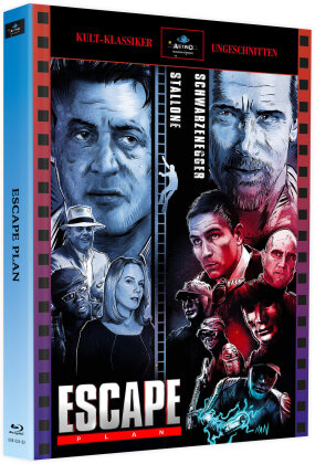 Escape Plan (2013) (Cover Astro, Kult-Klassiker Ungeschnitten, Limited Edition, Mediabook, 2 Blu-rays)