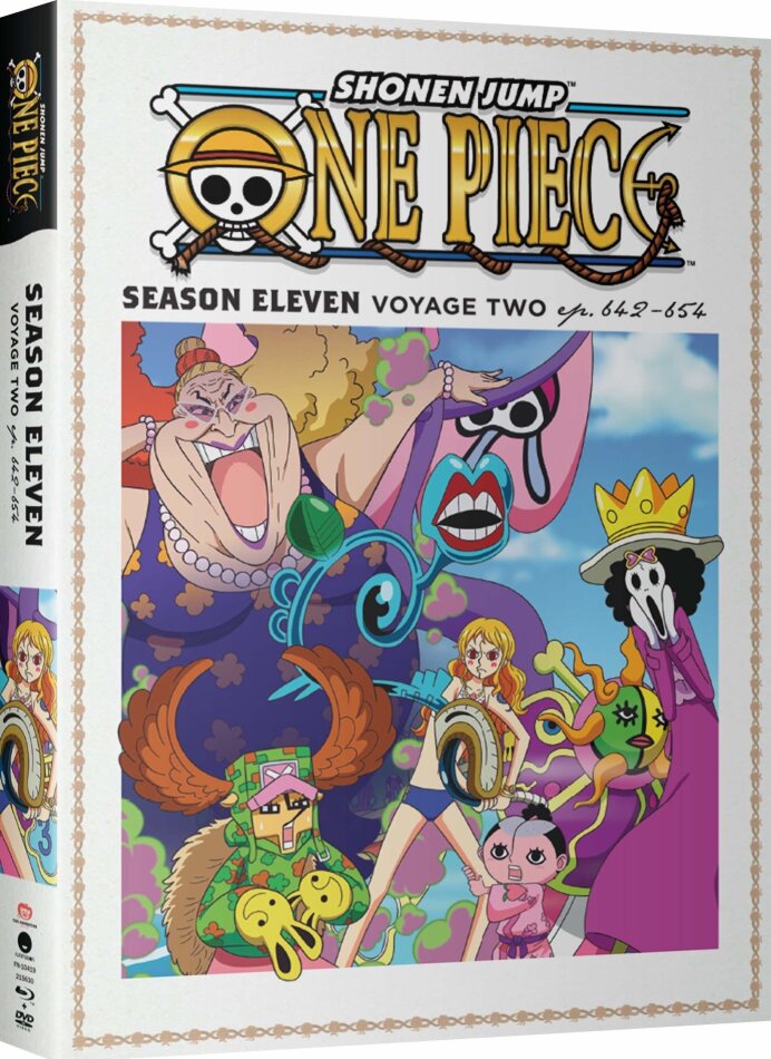 One Piece - Season 11: Voyage 2 - Episodes 642-654 Uncut, 2 Blu-ray + 2 DVD