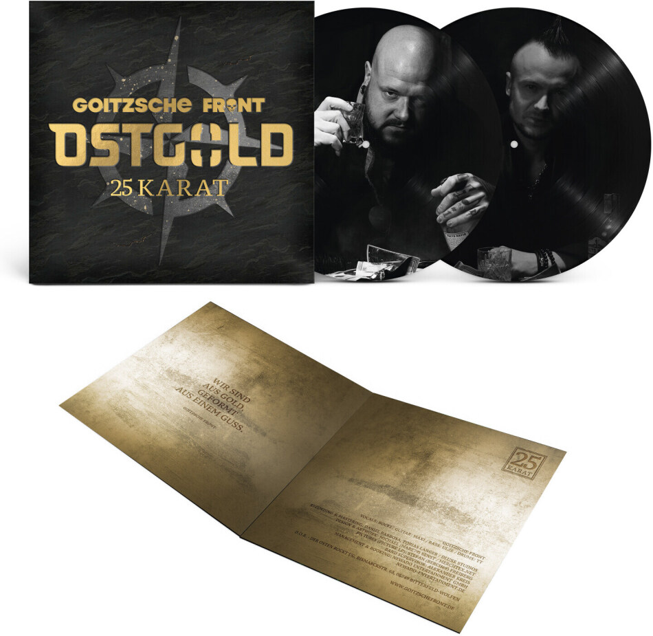 Goitzsche Front - Ostgold - 25 Karat Gatefold, Limited Edition, Picture Disc, 2 LPs