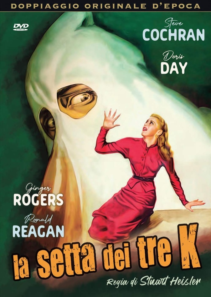 La setta dei tre K (1951) Doppiaggio Originale D'epoca, n/b, Riedizione