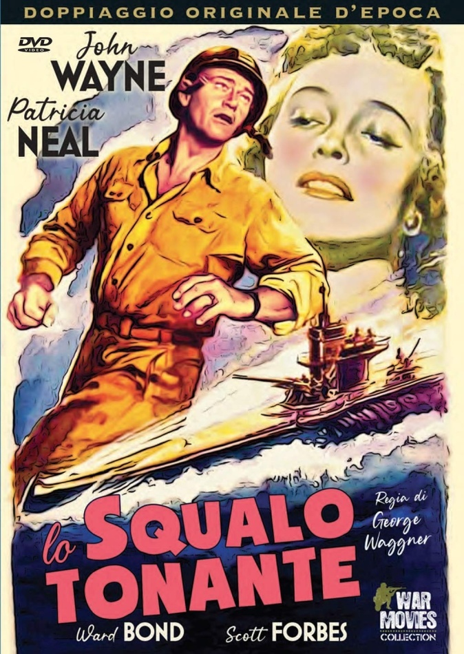Lo squalo tonante (1951) War Movies Collection, Doppiaggio Originale D'epoca, n/b
