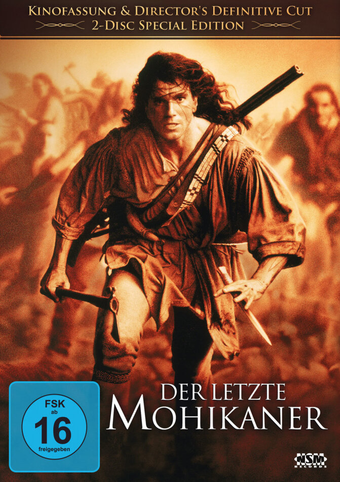 Der letzte Mohikaner (1992) Director's Cut, Cinema Version, Special Edition, 2 DVDs