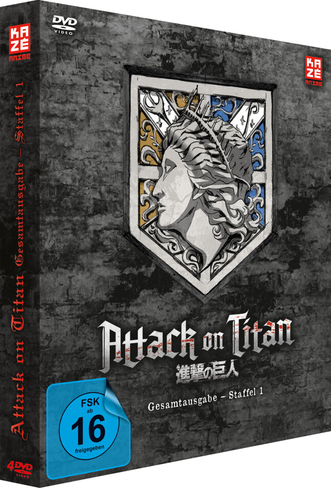 Attack on Titan - Staffel 1 Complete edition, Deluxe Edition, 4 DVDs