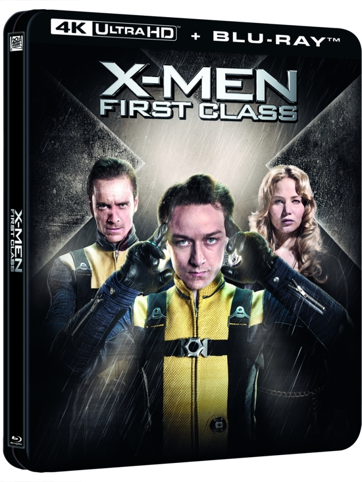 X-Men: First Class (2011) Lenticular, Édition Limitée, Steelbook, 4K Ultra HD + Blu-ray