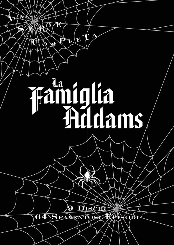La famiglia Addams - La Serie Completa b/w, New Edition, 9 DVDs