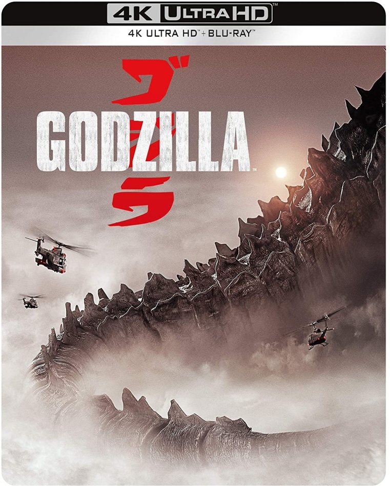 Godzilla (2014) Steelbook, 4K Ultra HD + Blu-ray