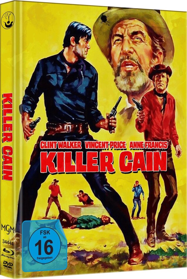 Killer Cain (1969) Cover B, Limited Edition, Mediabook, Blu-ray + DVD