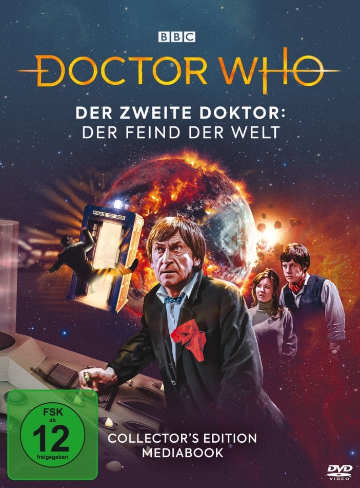 Doctor Who - Der Zweite Doktor: Der Feind der Welt Collector's Edition, Mediabook, 2 DVDs
