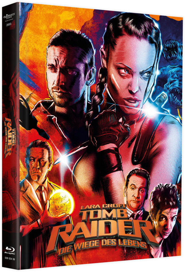 Lara Croft: Tomb Raider - Die Wiege des Lebens (2003) Cover B, Limited Edition, Mediabook, Blu-ray + DVD