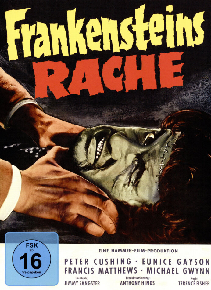 Frankensteins Rache (1958) Cover B, Hammer Edition, Limited Edition, Mediabook