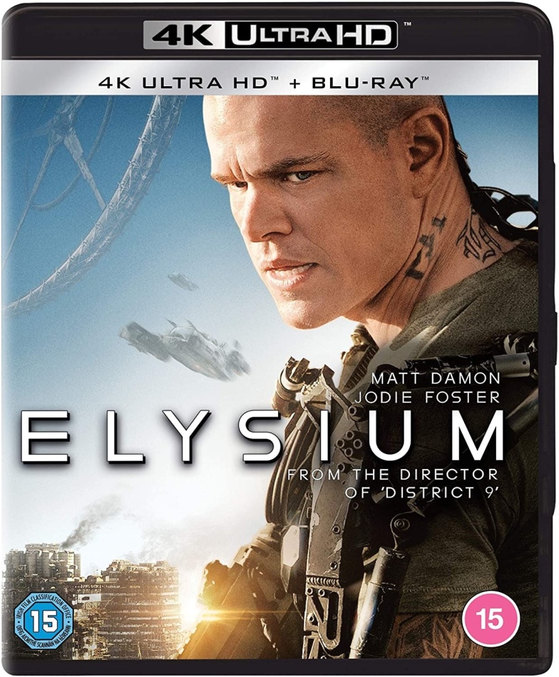 Elysium (2013) 4K Ultra HD + Blu-ray